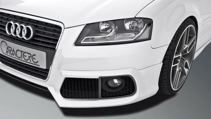 Spoiler la bara fata Caractere (cu far de ceata) | Audi A3 2009- (8P)